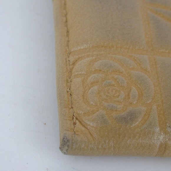 Authentic CHANEL Icon line Card Case leather [Used] - Picture 9 of 14